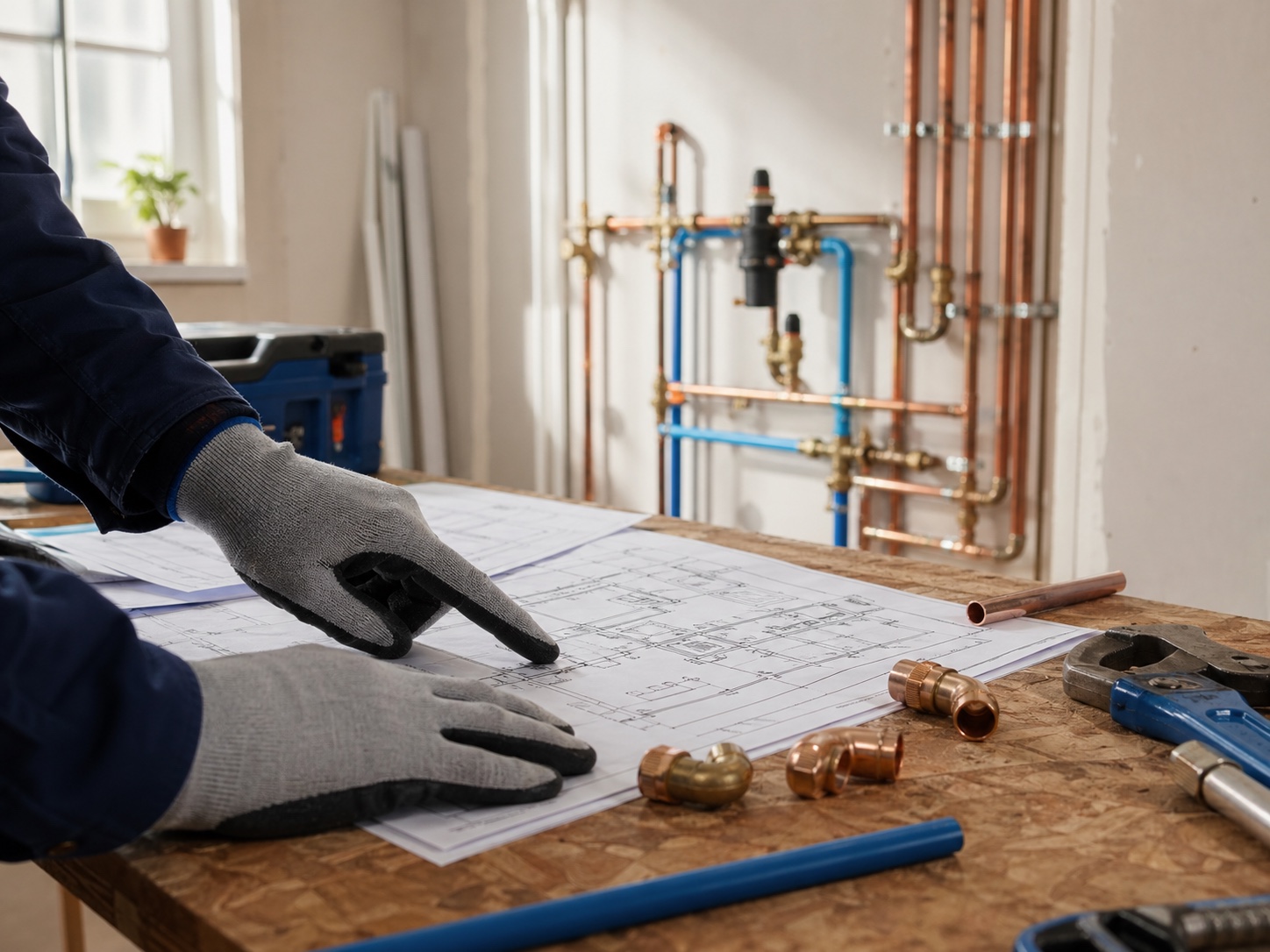 DDW Plumbing and Gas workmanship and renovation pipework planning